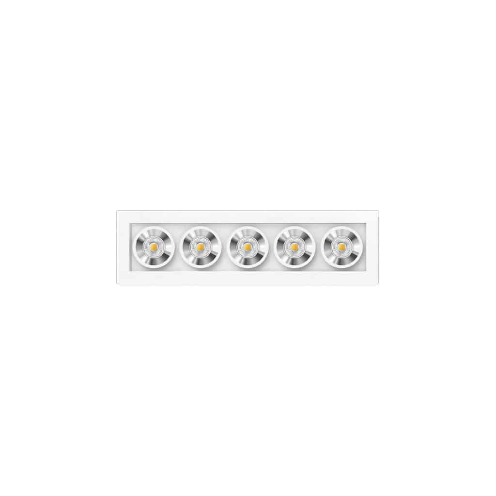 Arkoslight Black Foster Micro Recessed 5 white downlight