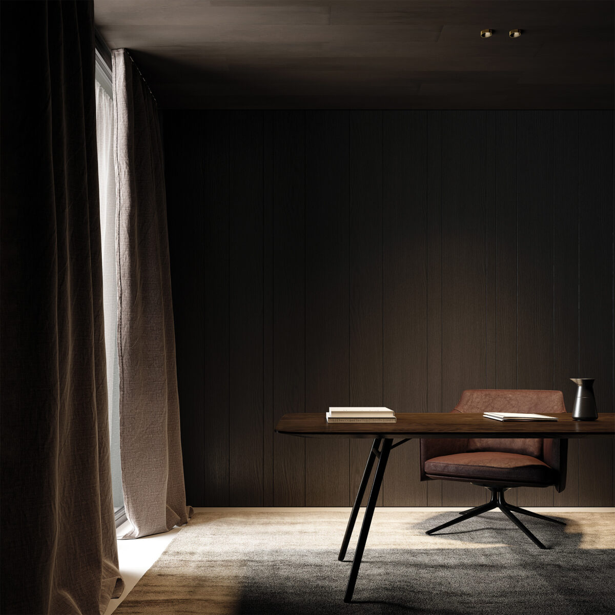 Arkoslight Shot Light S Semi Recessed downlight