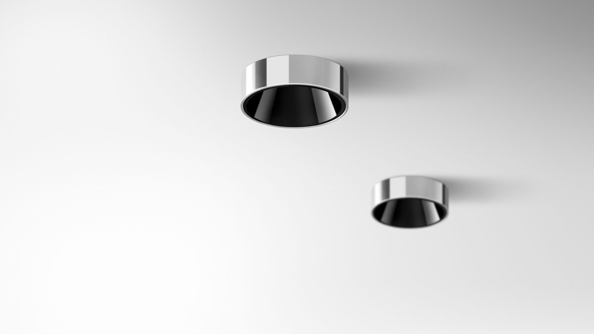 Arkoslight Shot Light S Semi Recessed downlight