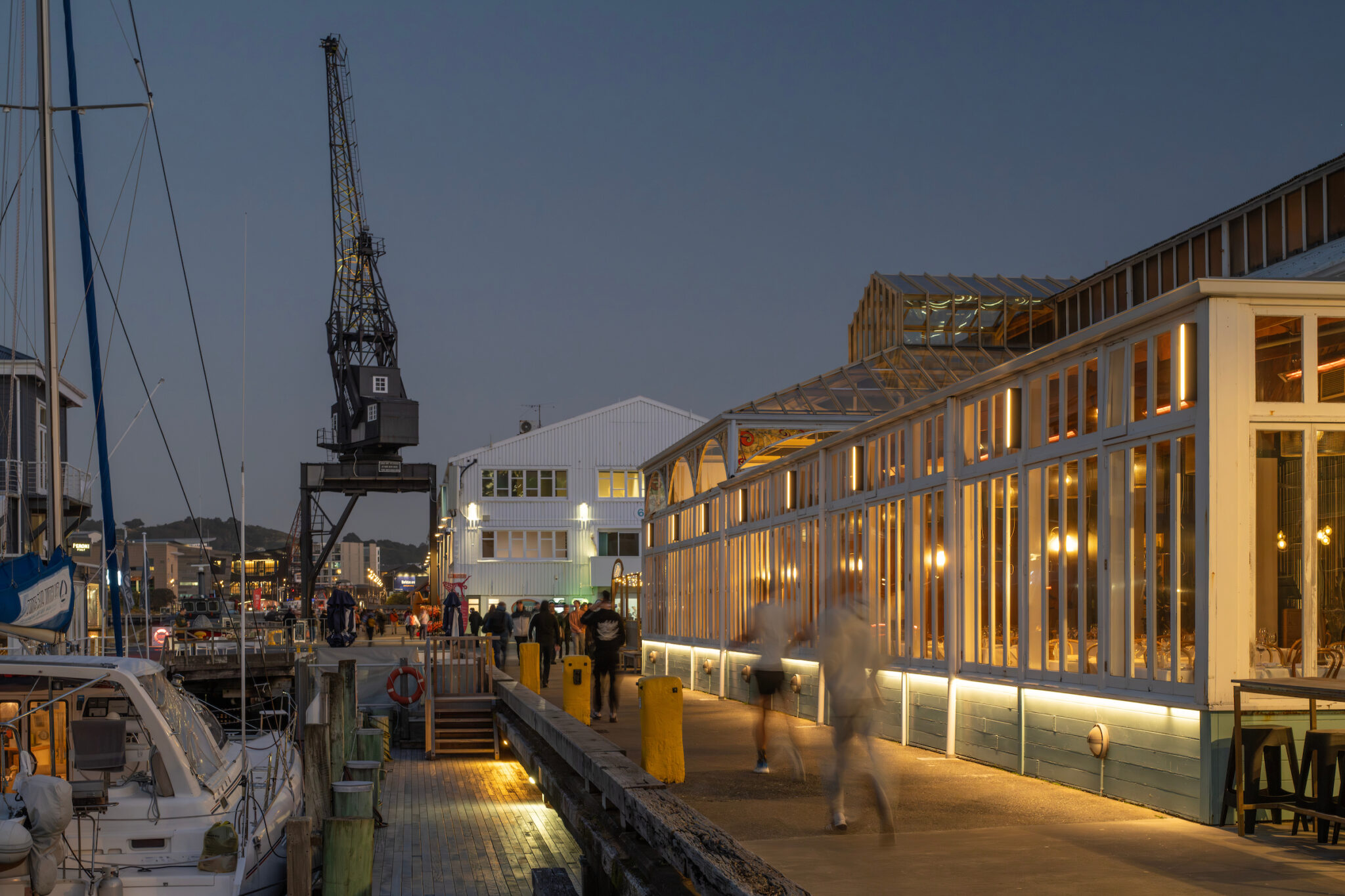 Shed 5, Wellington with BEGA and Offspring Profiles luminaires