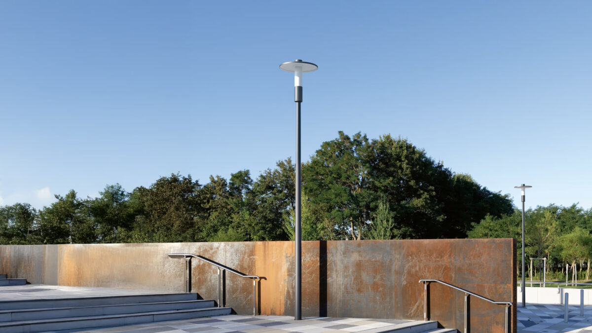 BEGA pole top luminaire
