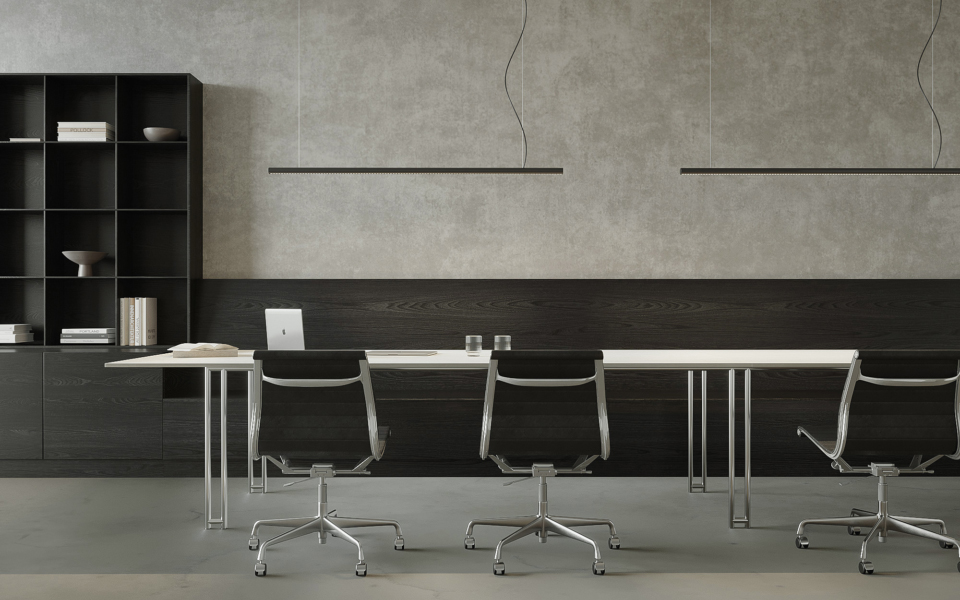 The MIDI.I luminaire by LED Luks comes equipped with lens optics, offering a 60-degree beam angle for precise and efficient lighting, perfect for offices.
