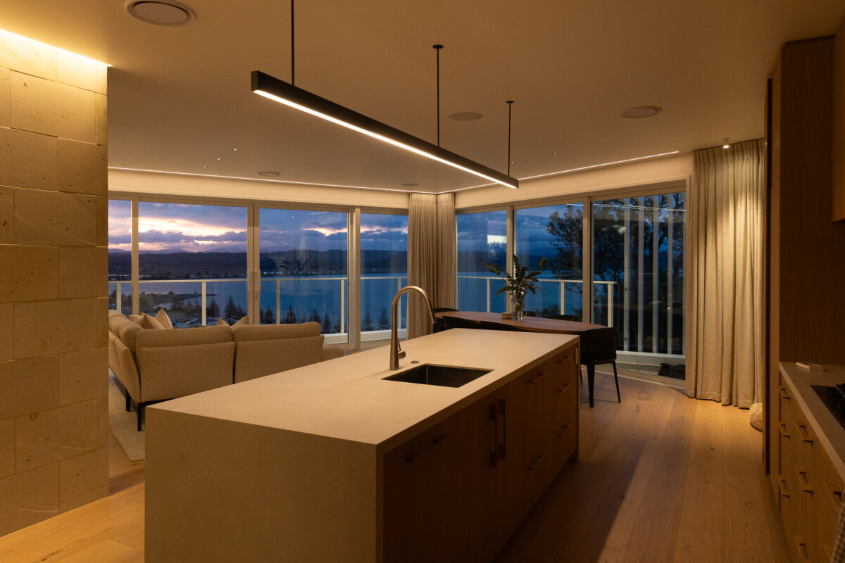 Residential architectural lighting in Napier
