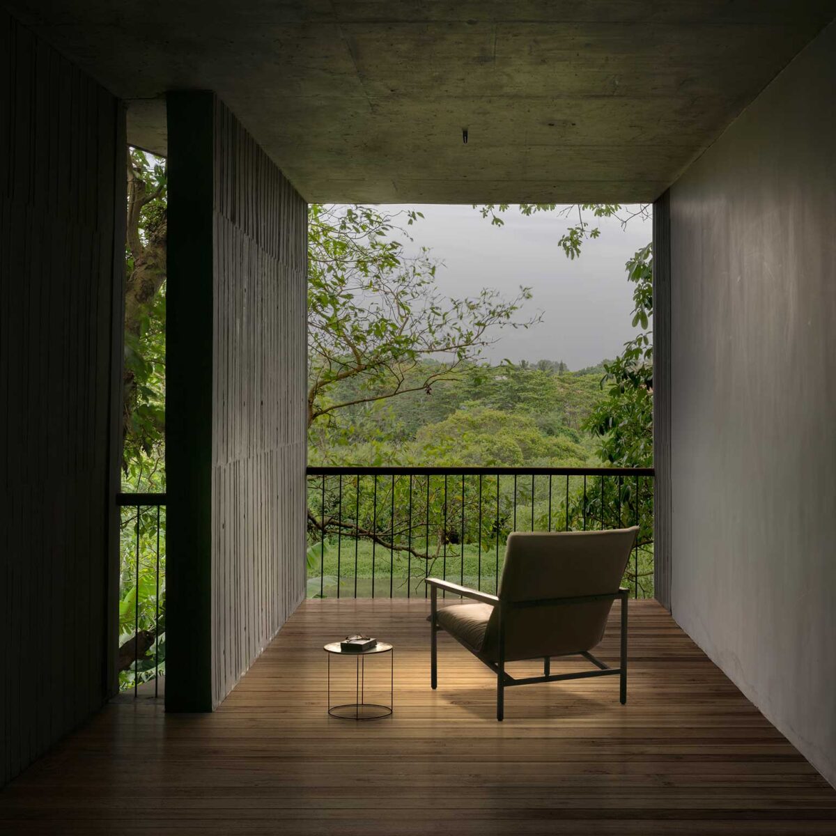 Black Foster Micro Surface light by Arkoslight